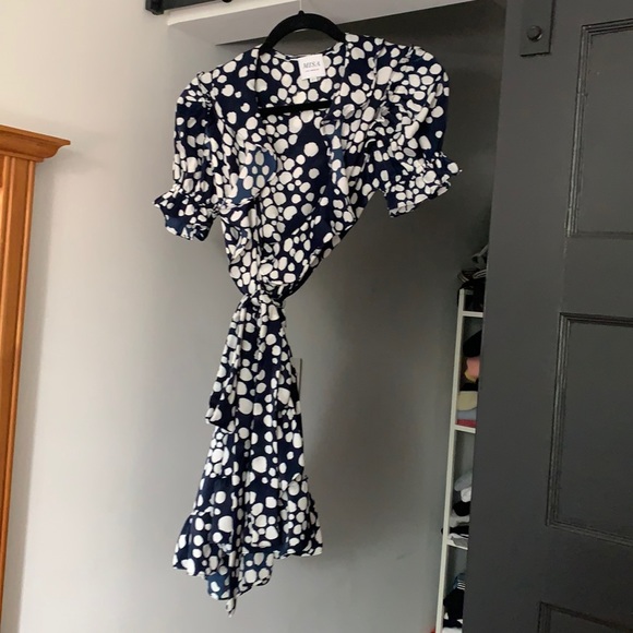 NWOT Misa Wrap Dress - Picture 2 of 3